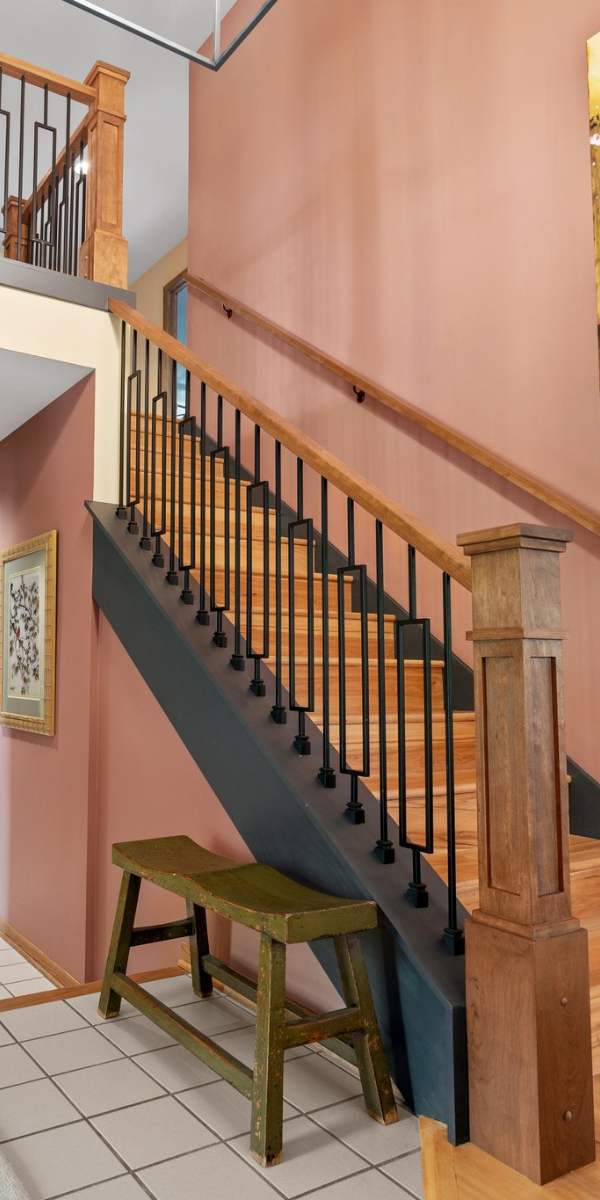 Remodeled Staircase in Madison, WI