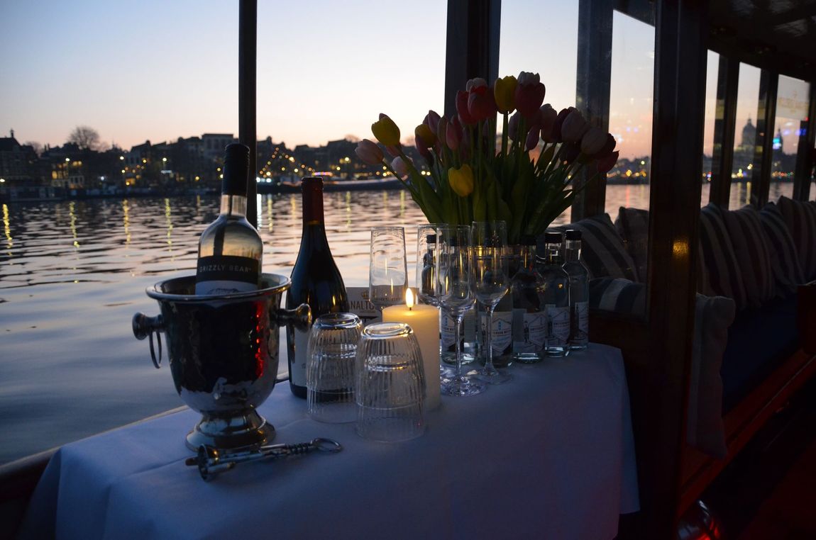 Take a cruise In  a magical setting like the romantic canals of Amsterdam