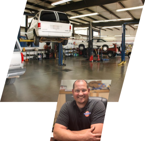 Shop Pic with person | Certified Automotive Repair
