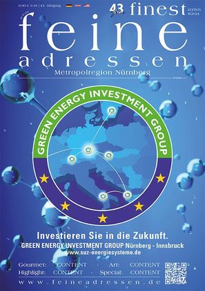 Green Energy Investment Group, Feine Adressen, Nürnberg, GEIG, s&z Energiesysteme, Jürgen Zitzmann, Solaranlagenanbieter,