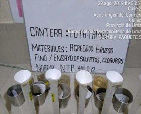 Un montón de tubos de ensayo están colocados uno al lado del otro sobre una mesa.