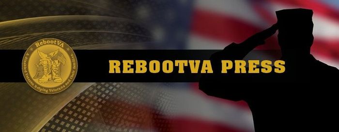 A Logo For Rebootva Press With A Silhouette Of A Soldier - Nationwide - RebootVA Systems