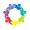 A group of people are standing in a circle holding hands.