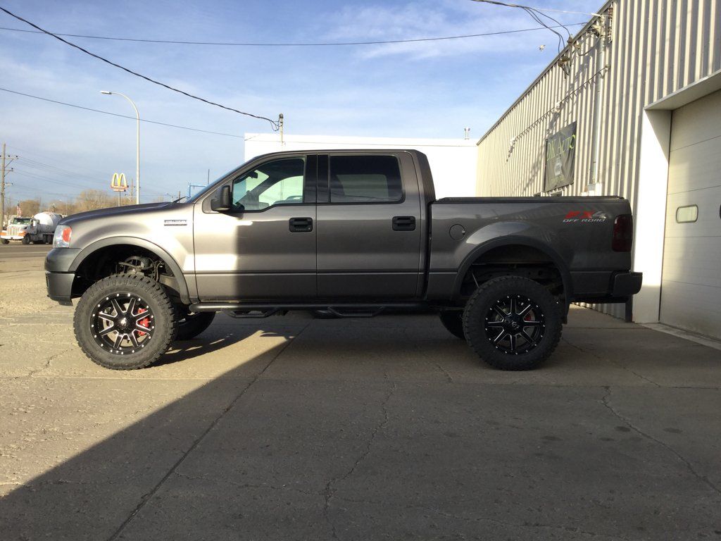 custom black 2004 ford f150 after customization