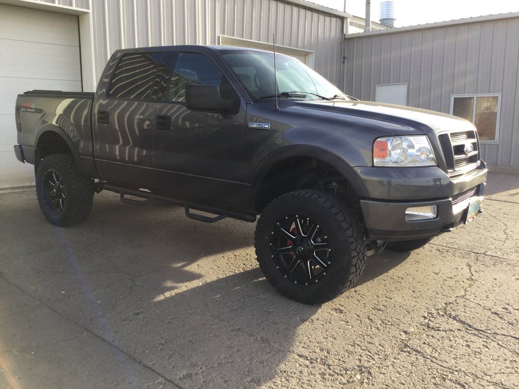 custom black 2004 ford f150 after custimization