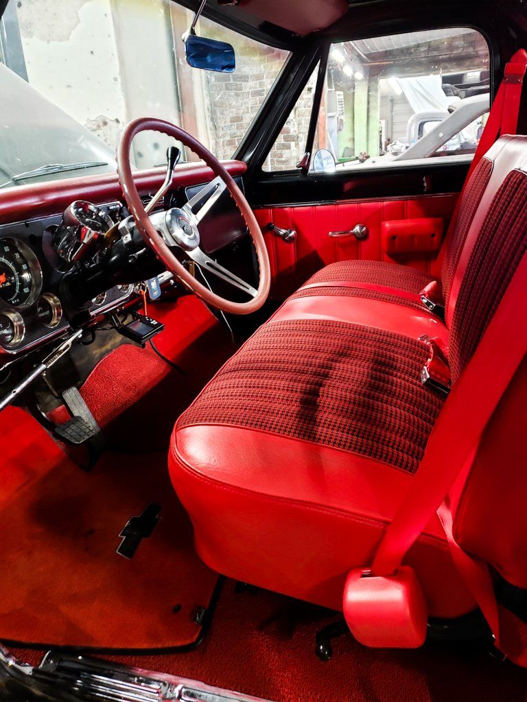 customized red chopper after washing