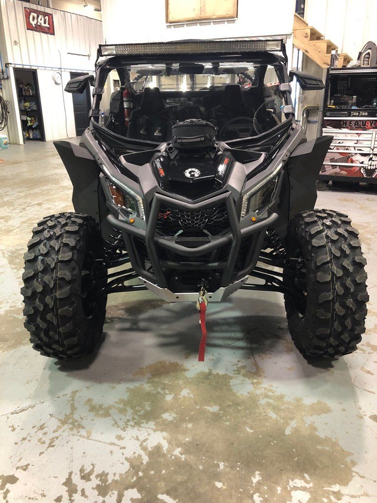 custom 2019 black 2-door maverick front view