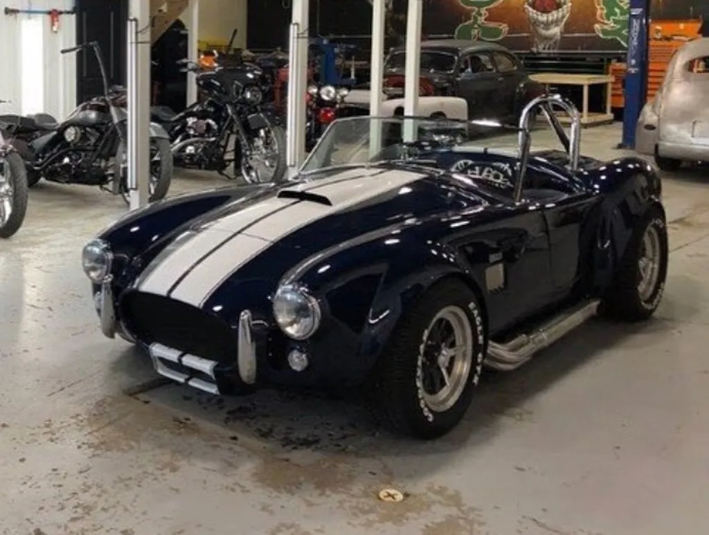 front view of hot rod