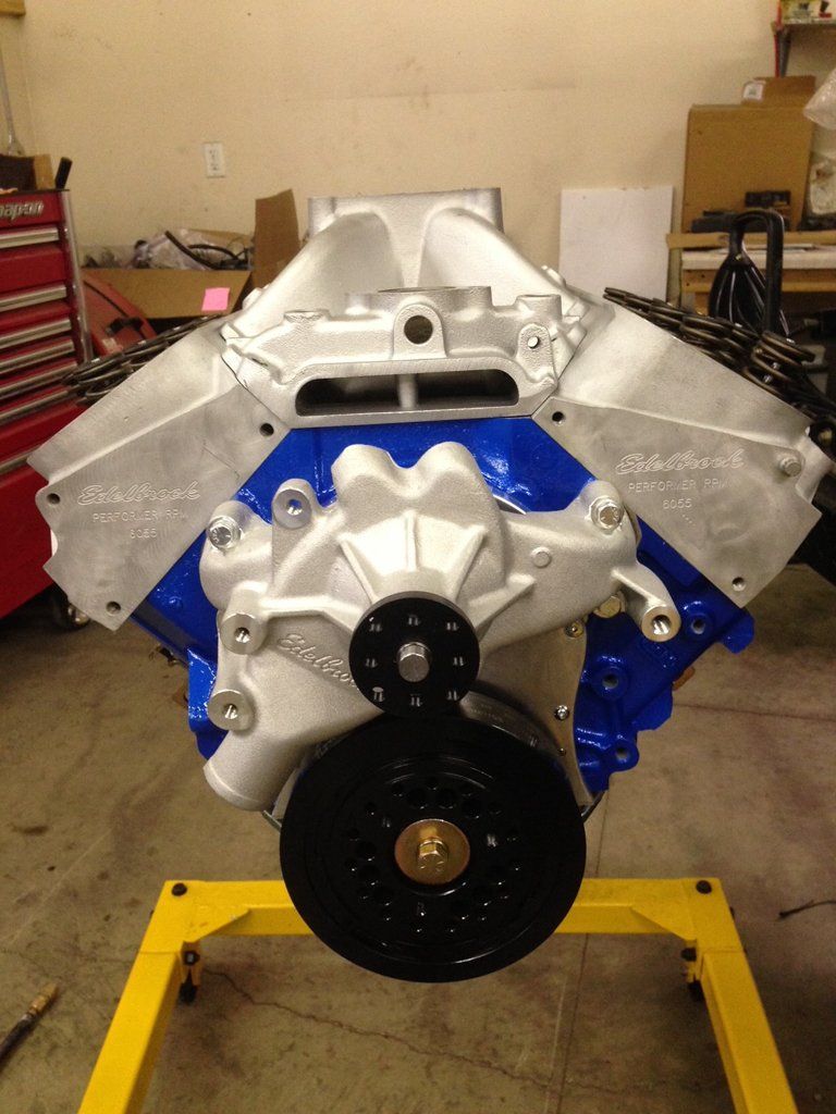 rear view of car engine