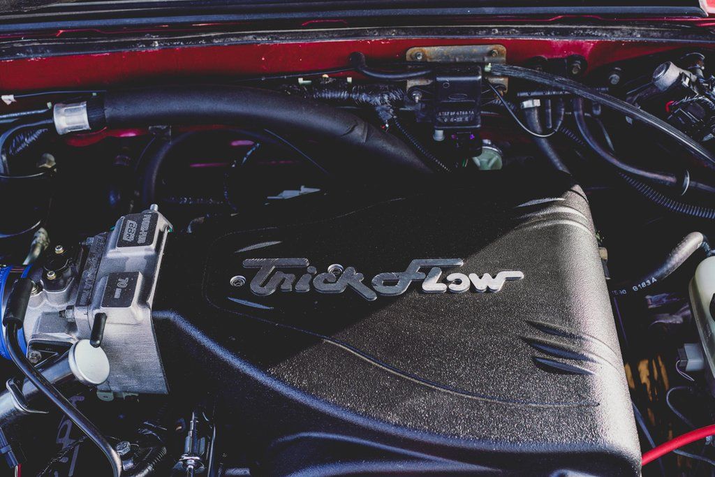 top view of new trickflow engine