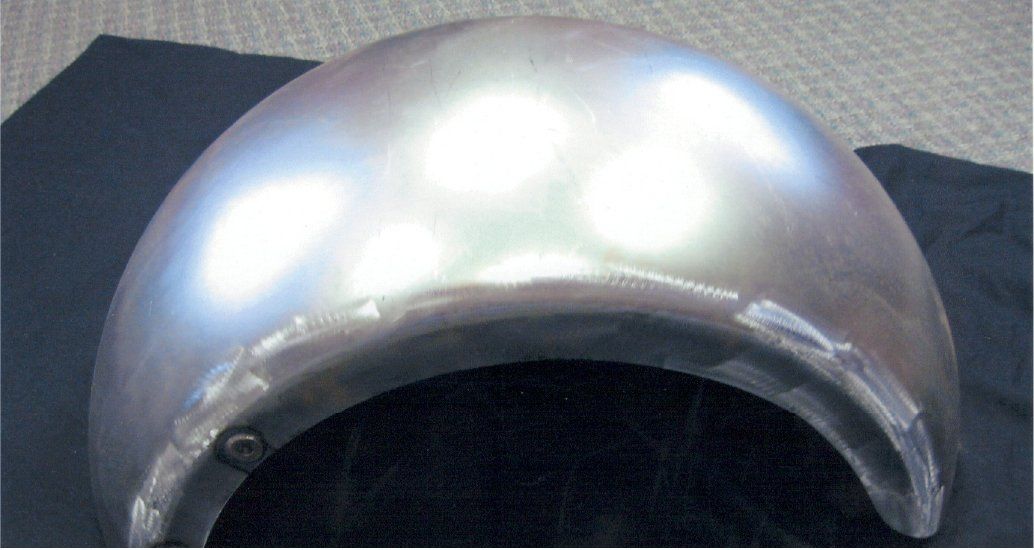 front chopper fender with no paint