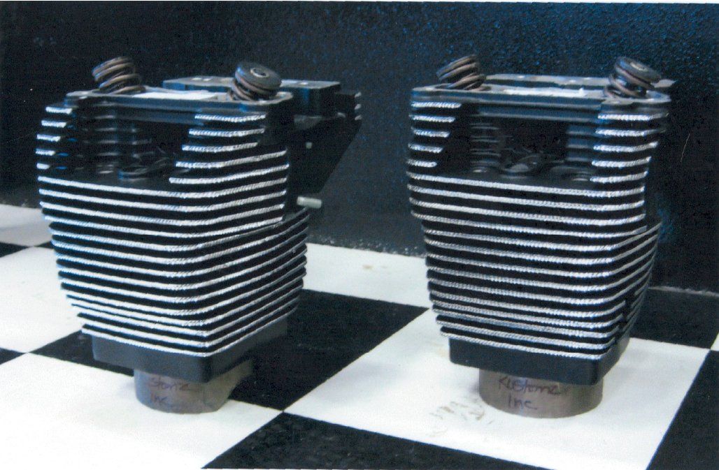 twin chrome motors isolated