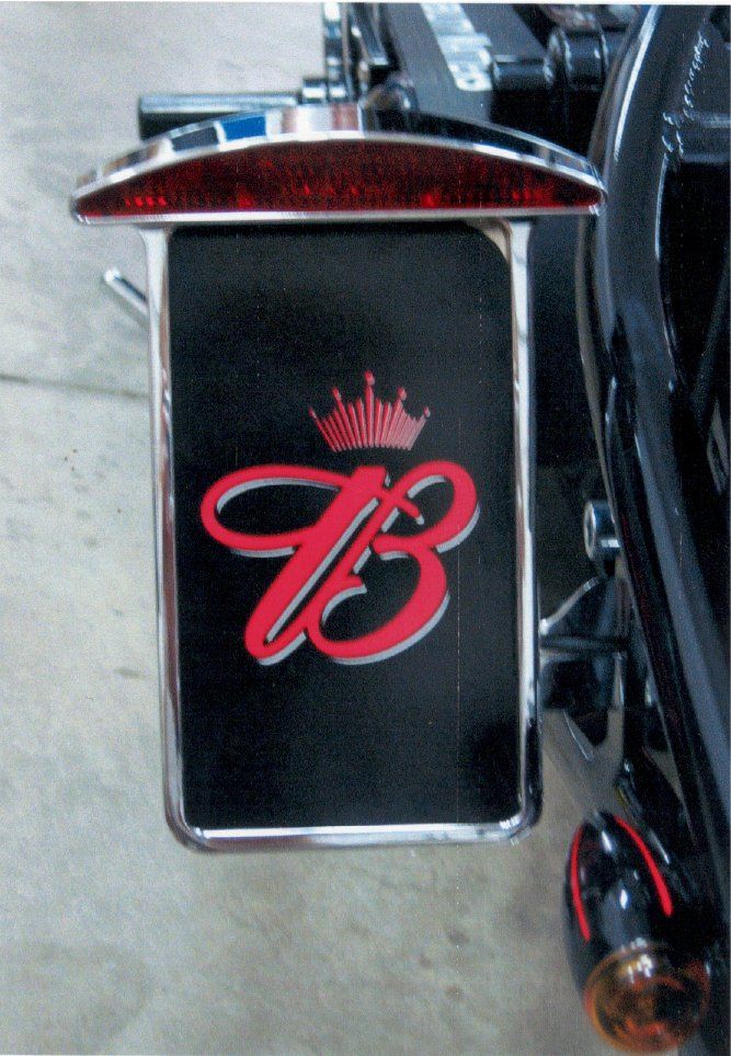 budweiser logo on chopper part