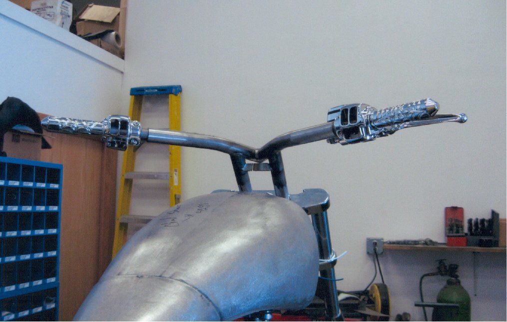 close up of handle bars of motorcycle