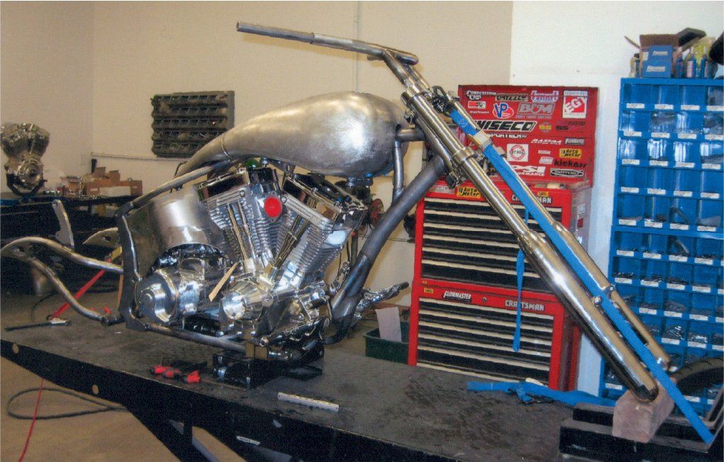 side view of motorcycle