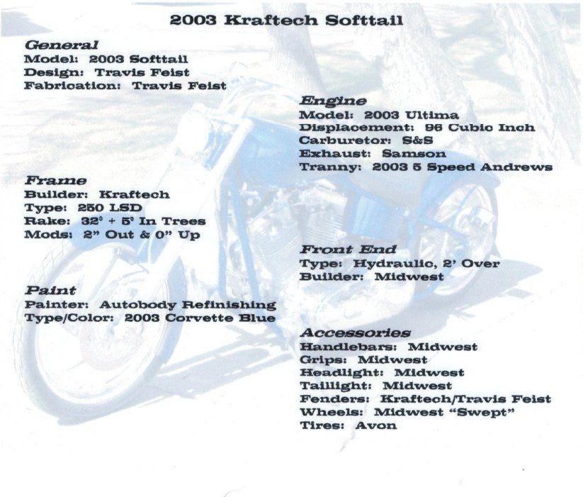 custom chopper information