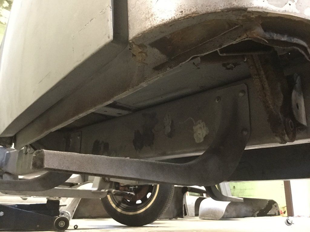 low view of body frame