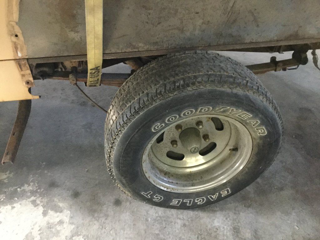 close up of truck wheel