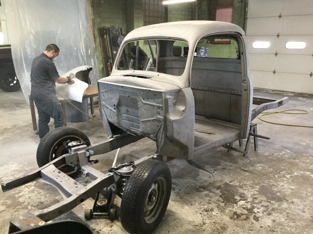 truck frame with only front wheels