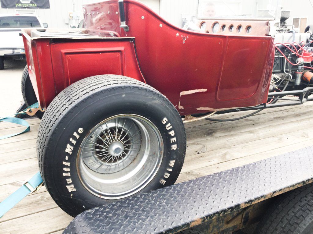 side view of rear tire