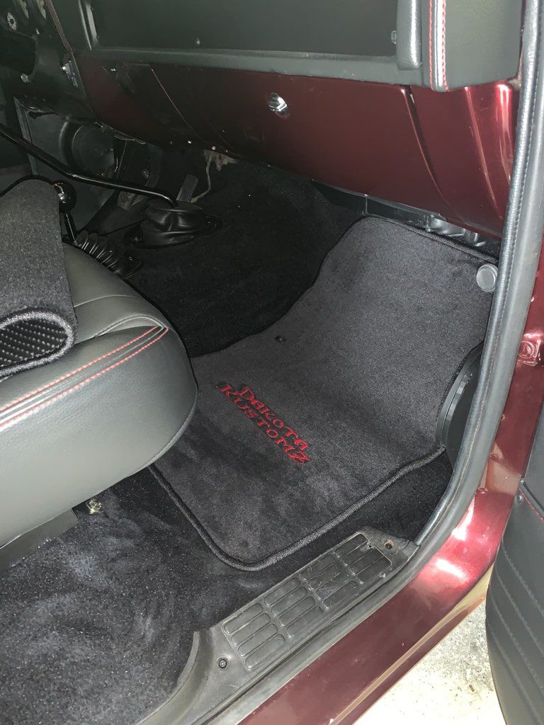 front passenger view of front seats