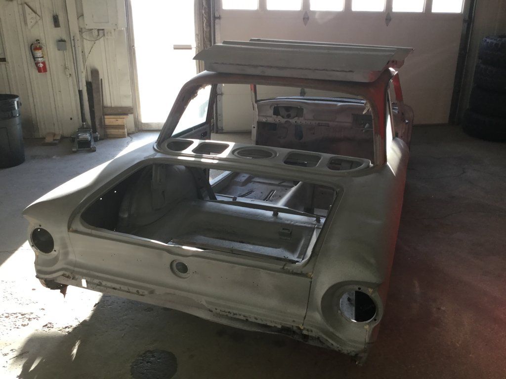 rear view of car trunk removed