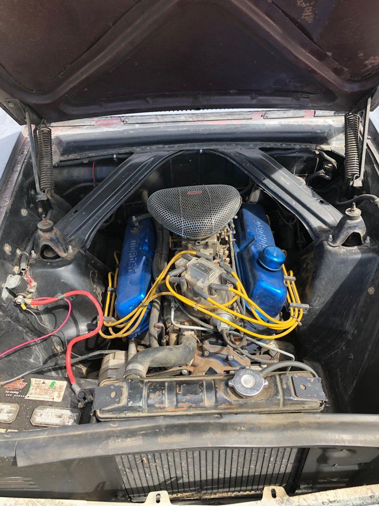 top view of engine with wires