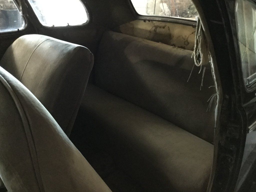 black 1940 chevy special deluxe coupe back seats