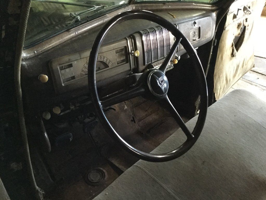 black 1940 chevy special deluxe coupe steering wheel
