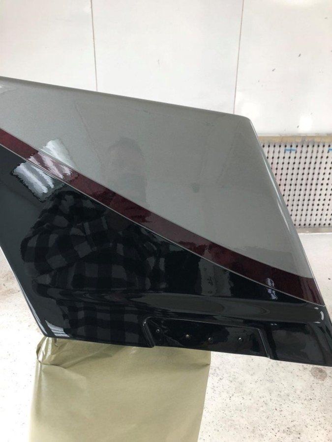 custom black paint application