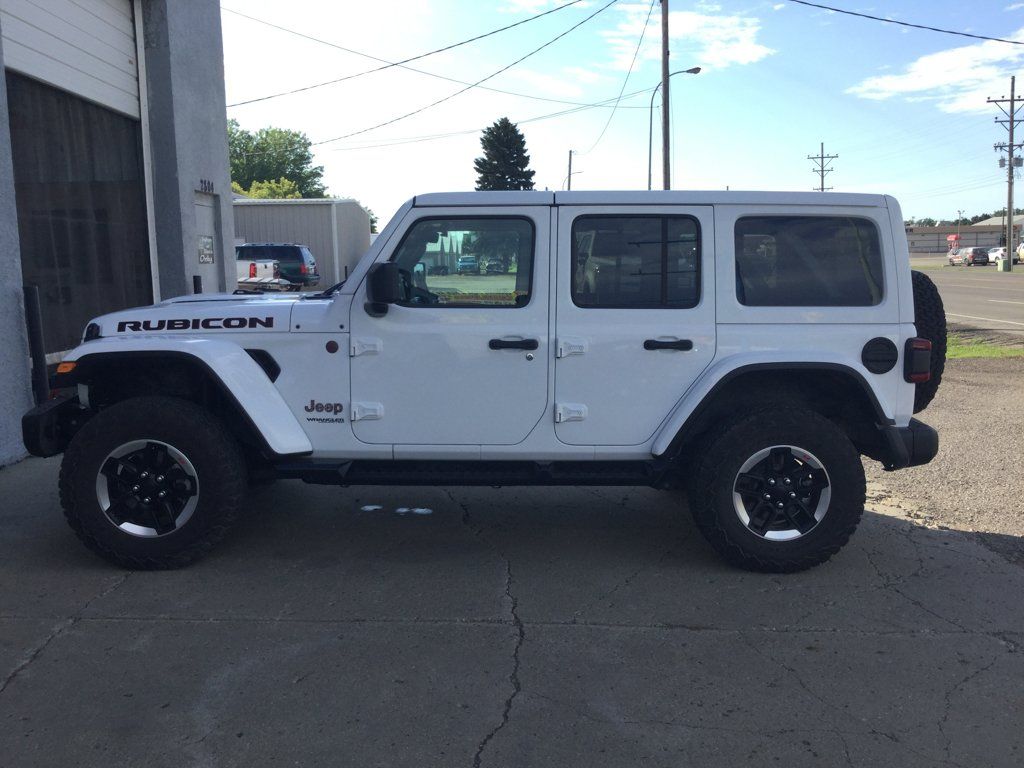 custom white jeep rubicon before shot