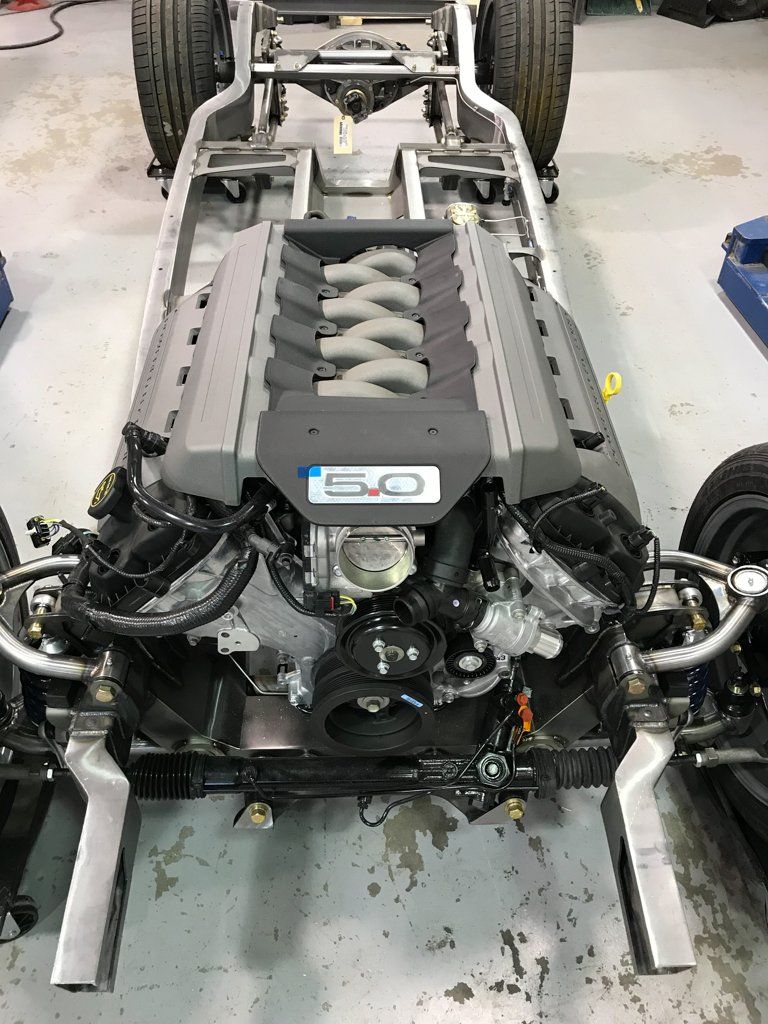 front view of car engine