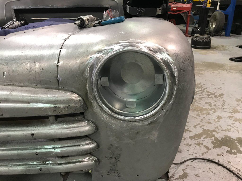 close up of empty front headlight socket