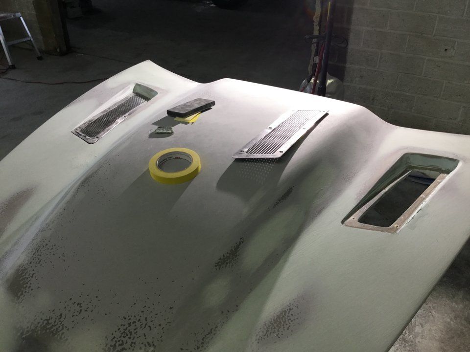 corvette hood with no color