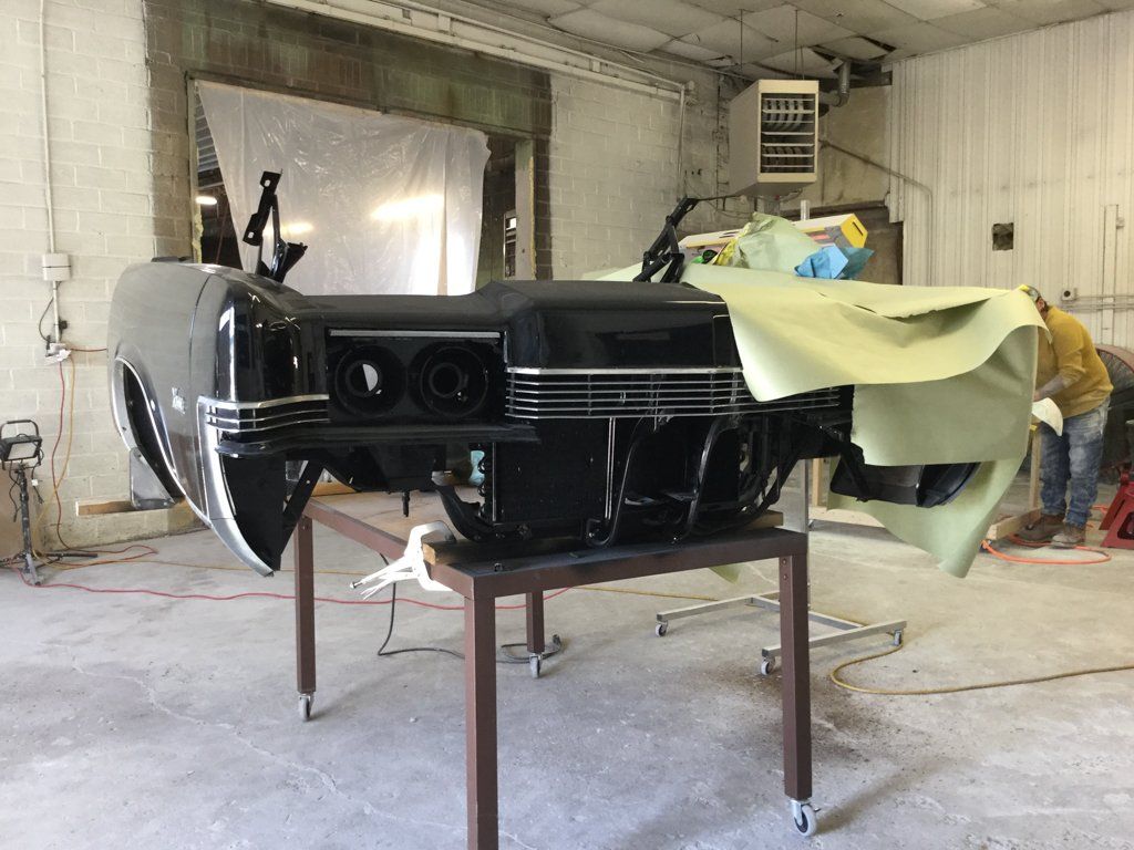 front fender of work table