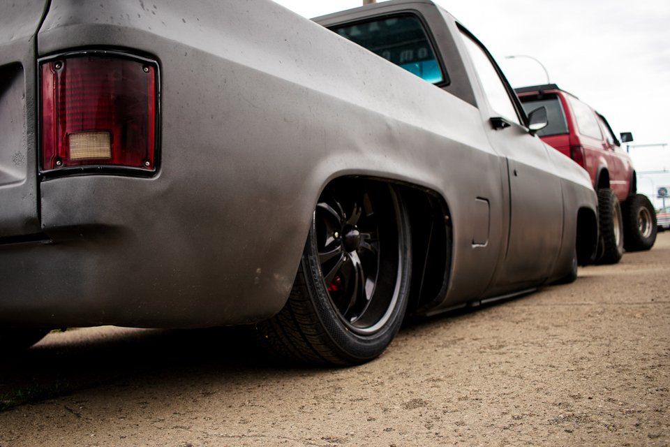 close up of custom tires