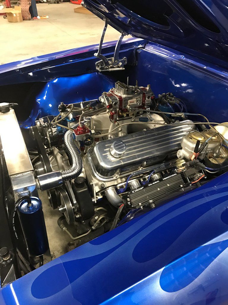 view of engine of car