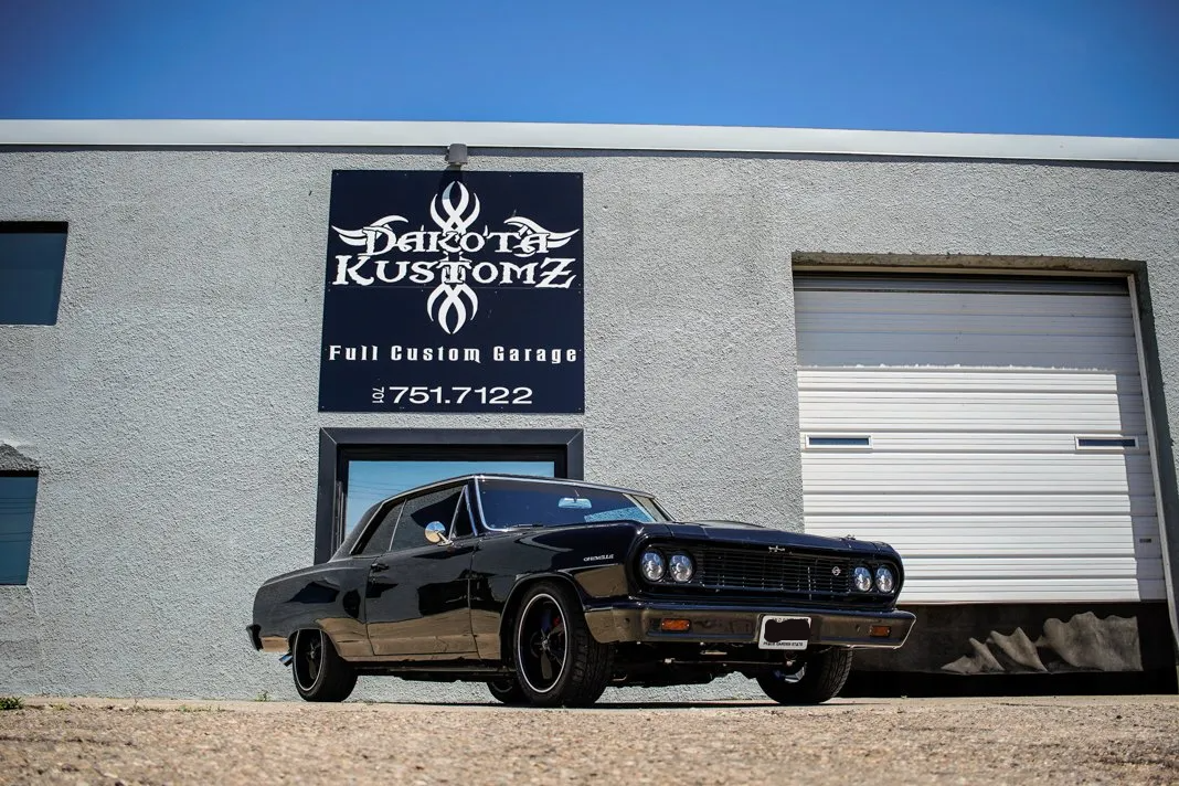 low front view of customized 1964 chevy chevelle