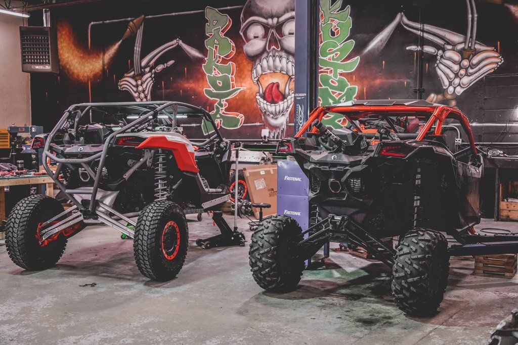 line up of custom mavericks