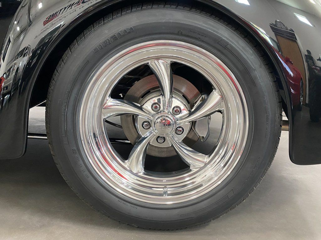 close up of chrome wheel