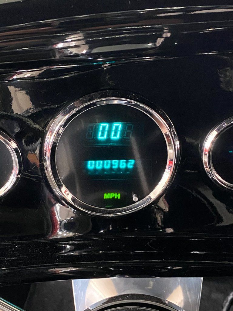 blue LED speedometer and odometer