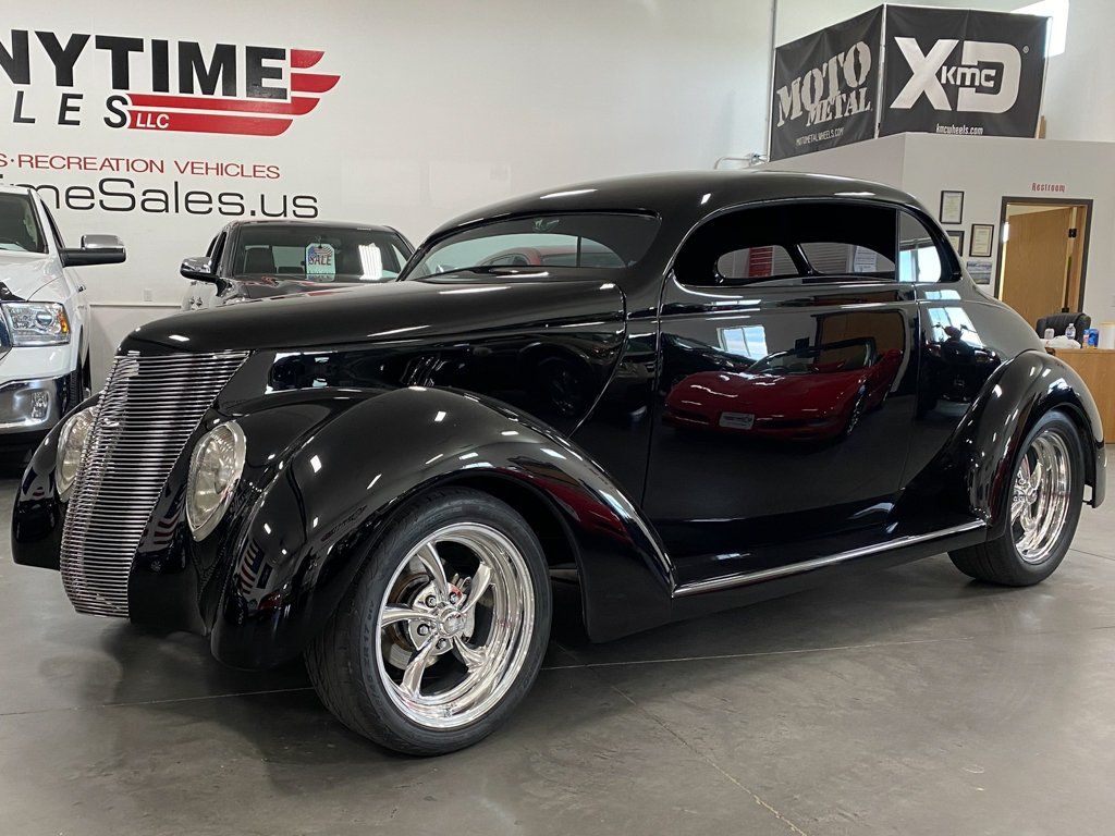 custom 1937 black ford tudor
