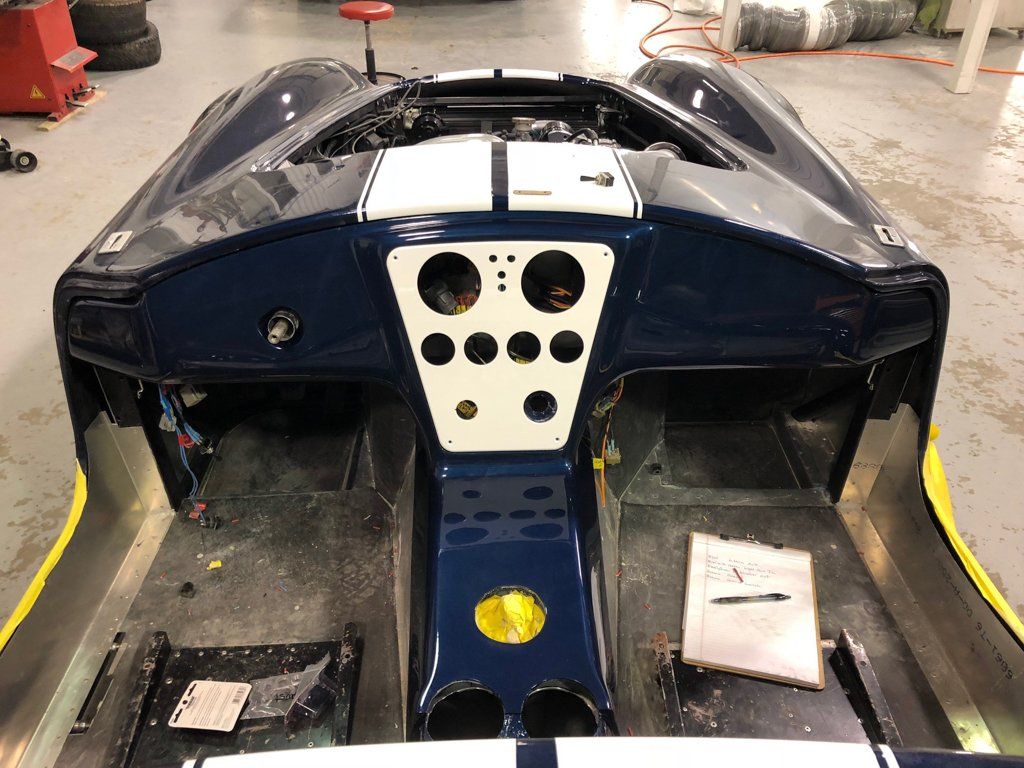 stripped central console