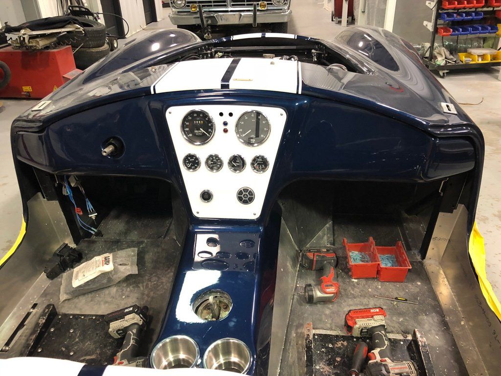 central console with seats removed