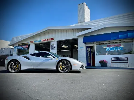 Sports Car Parked Outside | Tri Valley Car Care