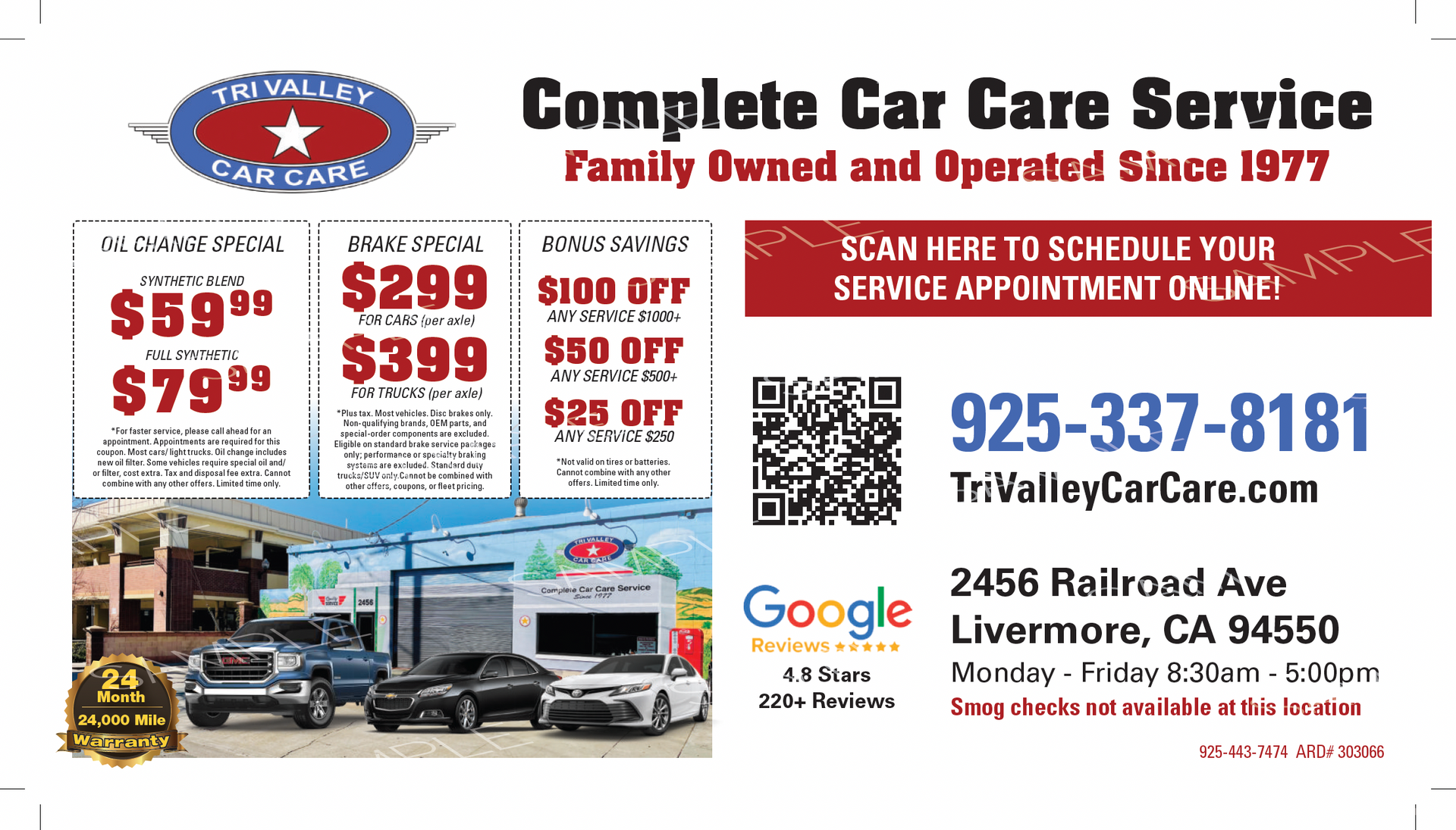 Coupon | Tri Valley Car Care