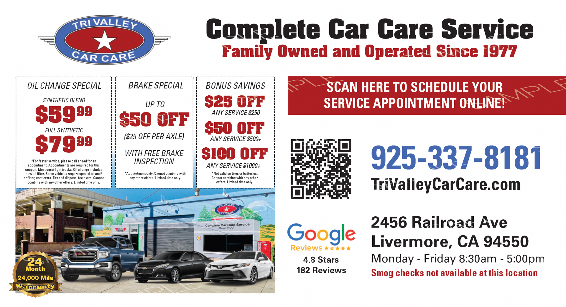 Coupon | Tri Valley Car Care