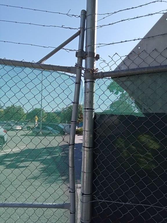 Silver Chain Wire Gate — Geebung, QLD — Sureline Fencing