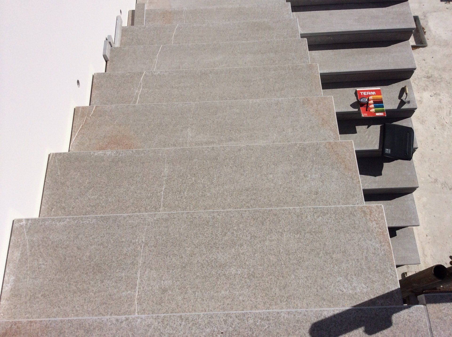 scale in pietra piasentina per esterni