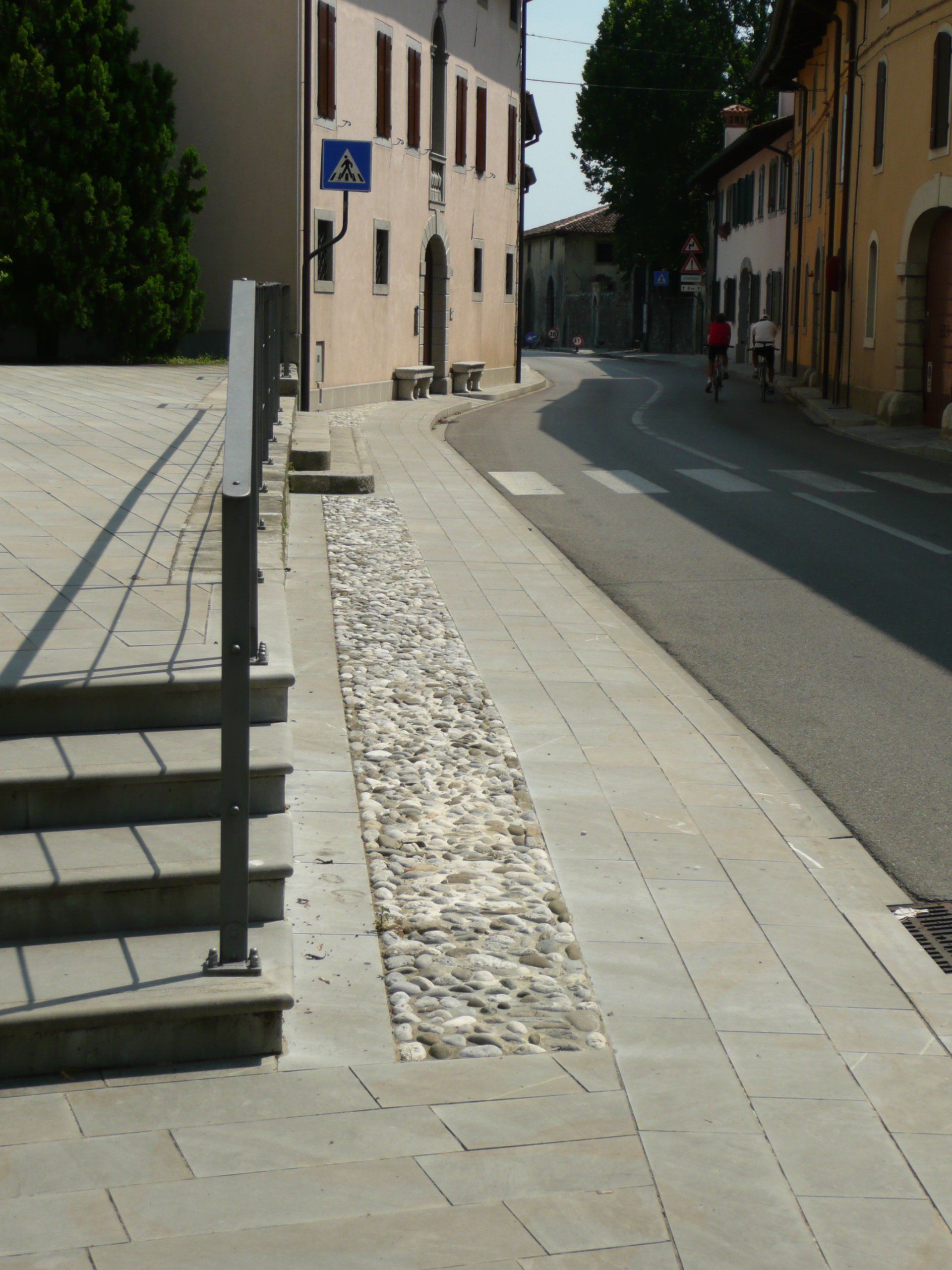 scale in pietra piasentina per esterni